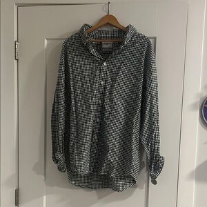 Goodfellow & Co Black and White Gingham Shirt